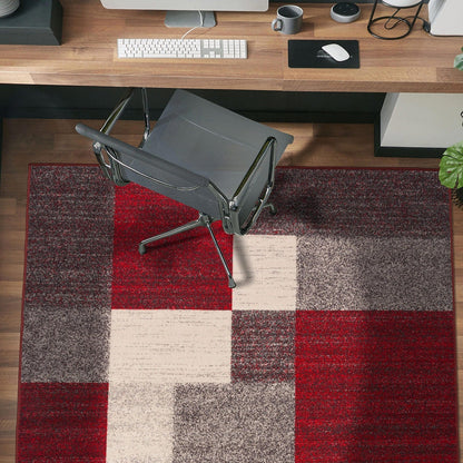 World Rug Gallery Rutschfester Teppich im modernen Boxen-Design