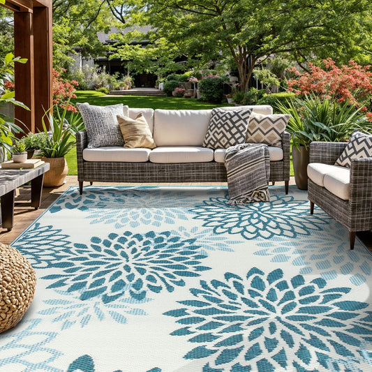 World Rug Gallery – Moderne, florale Aloha-Wendeteppiche aus recyceltem Kunststoff