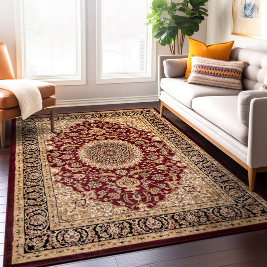 World Rug Gallery Traditioneller orientalischer Medaillon-Teppich