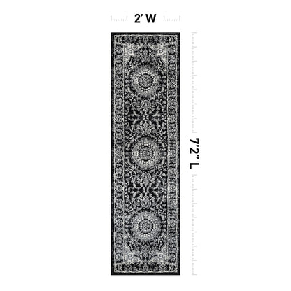 World Rug Gallery Traditioneller orientalischer Medaillon-Teppich
