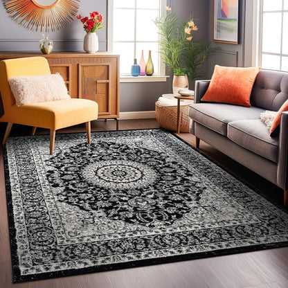 World Rug Gallery Traditioneller orientalischer Medaillon-Teppich