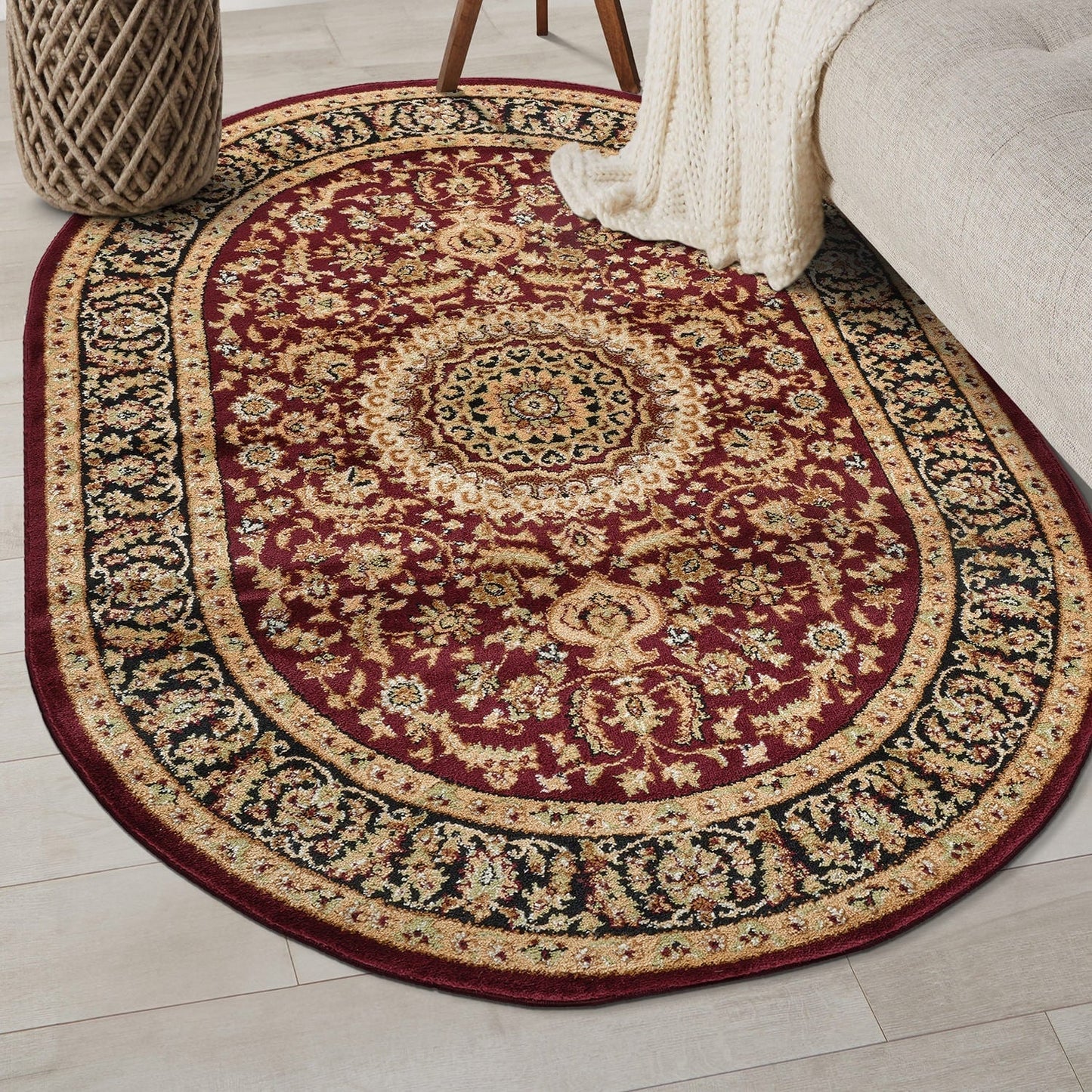 World Rug Gallery Traditioneller orientalischer Medaillon-Teppich