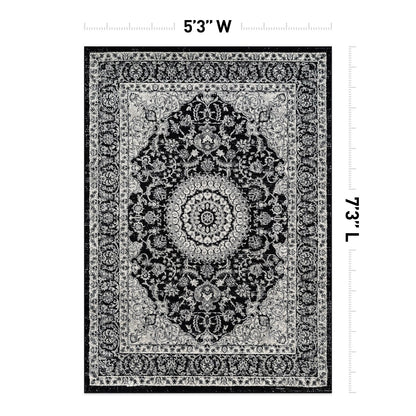 World Rug Gallery Traditioneller orientalischer Medaillon-Teppich