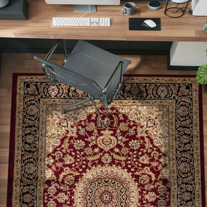World Rug Gallery Traditioneller orientalischer Medaillon-Teppich