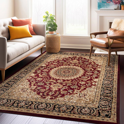 World Rug Gallery Traditioneller orientalischer Medaillon-Teppich