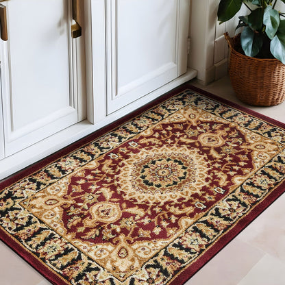 World Rug Gallery Traditioneller orientalischer Medaillon-Teppich