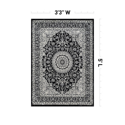 World Rug Gallery Traditioneller orientalischer Medaillon-Teppich