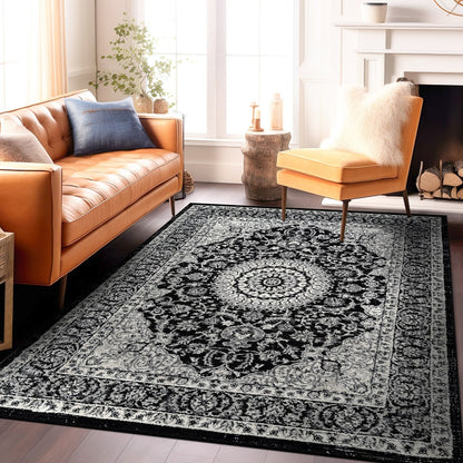 World Rug Gallery Traditioneller orientalischer Medaillon-Teppich