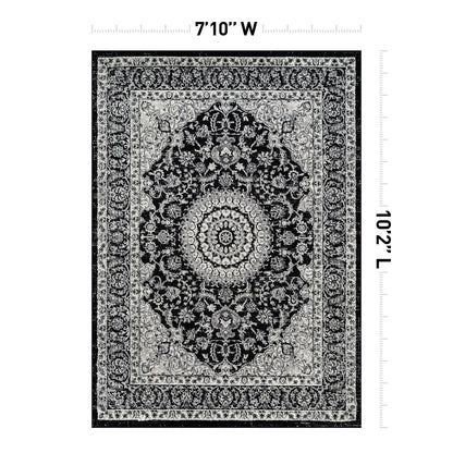 World Rug Gallery Traditioneller orientalischer Medaillon-Teppich
