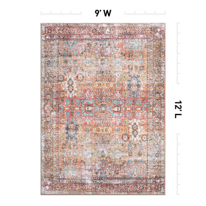 World Rug Gallery Übergangsteppich im Used-Look, maschinenwaschbar, rutschfest