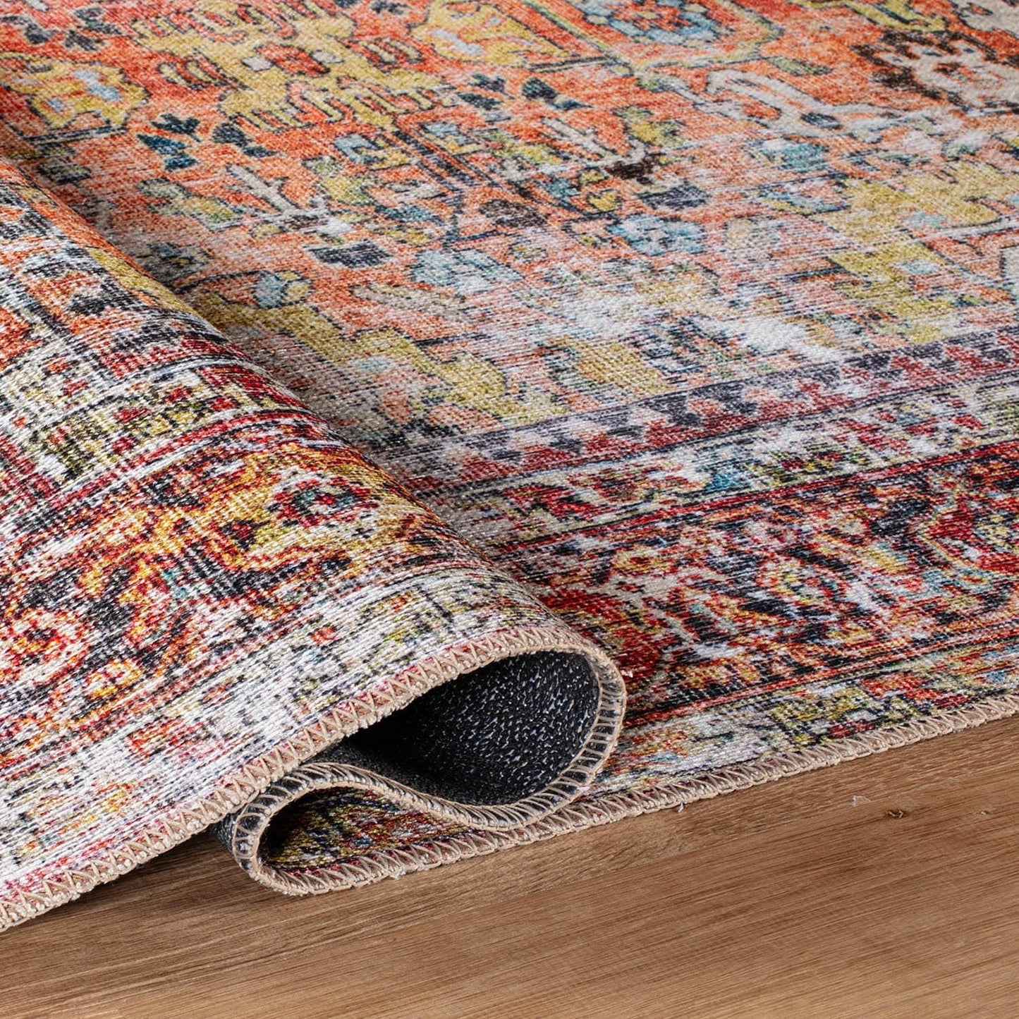 World Rug Gallery Übergangsteppich im Used-Look, maschinenwaschbar, rutschfest