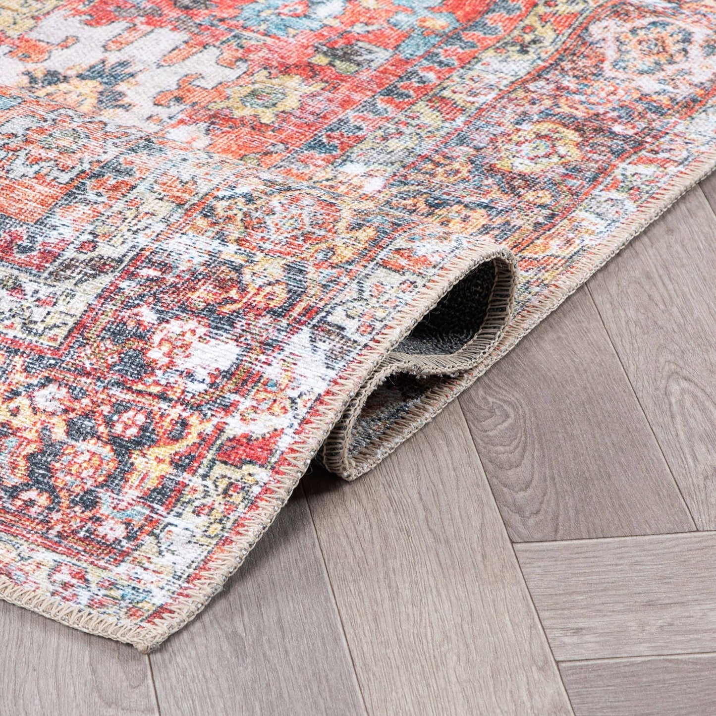 World Rug Gallery Übergangsteppich im Used-Look, maschinenwaschbar, rutschfest