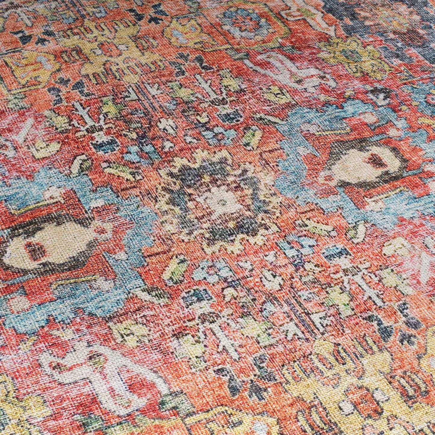 World Rug Gallery Übergangsteppich im Used-Look, maschinenwaschbar, rutschfest