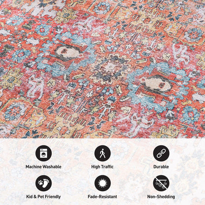 World Rug Gallery Übergangsteppich im Used-Look, maschinenwaschbar, rutschfest
