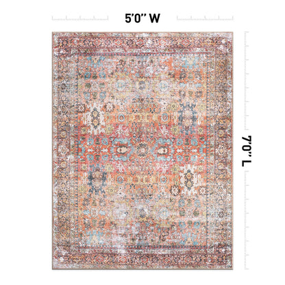 World Rug Gallery Übergangsteppich im Used-Look, maschinenwaschbar, rutschfest