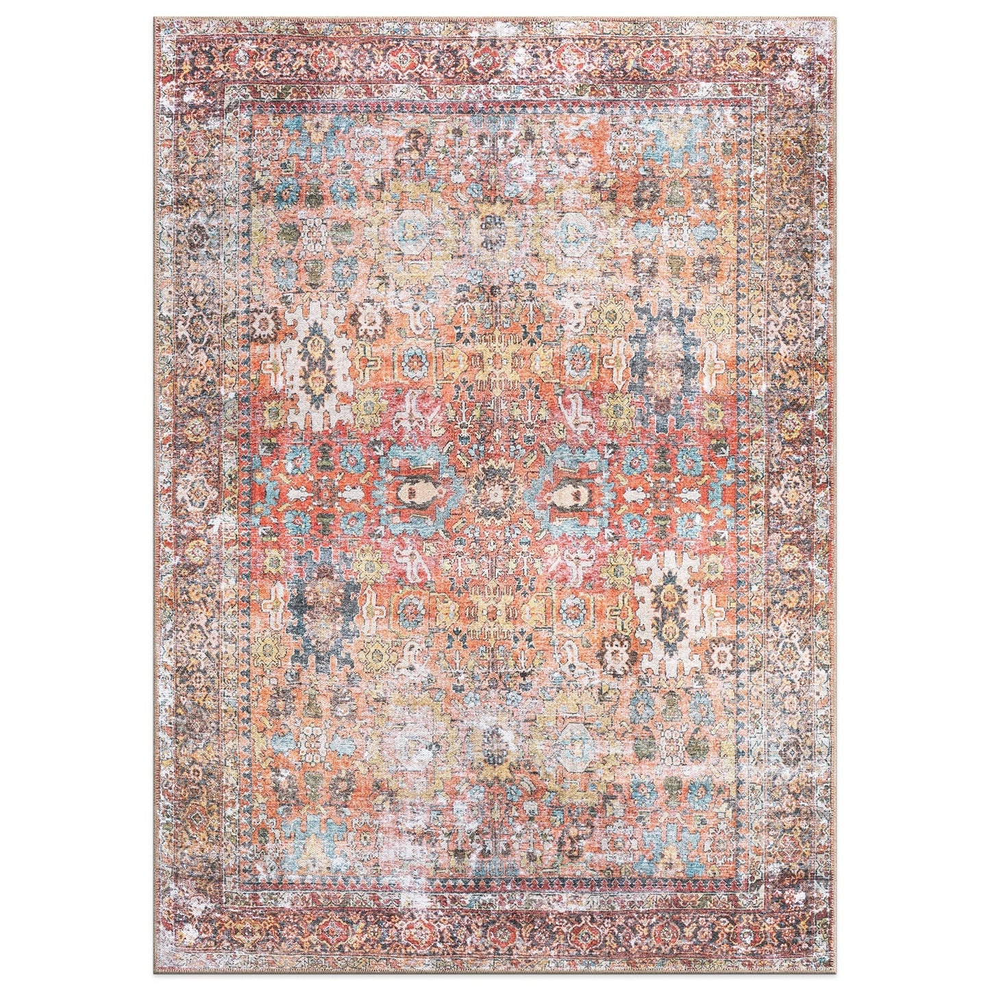World Rug Gallery Übergangsteppich im Used-Look, maschinenwaschbar, rutschfest