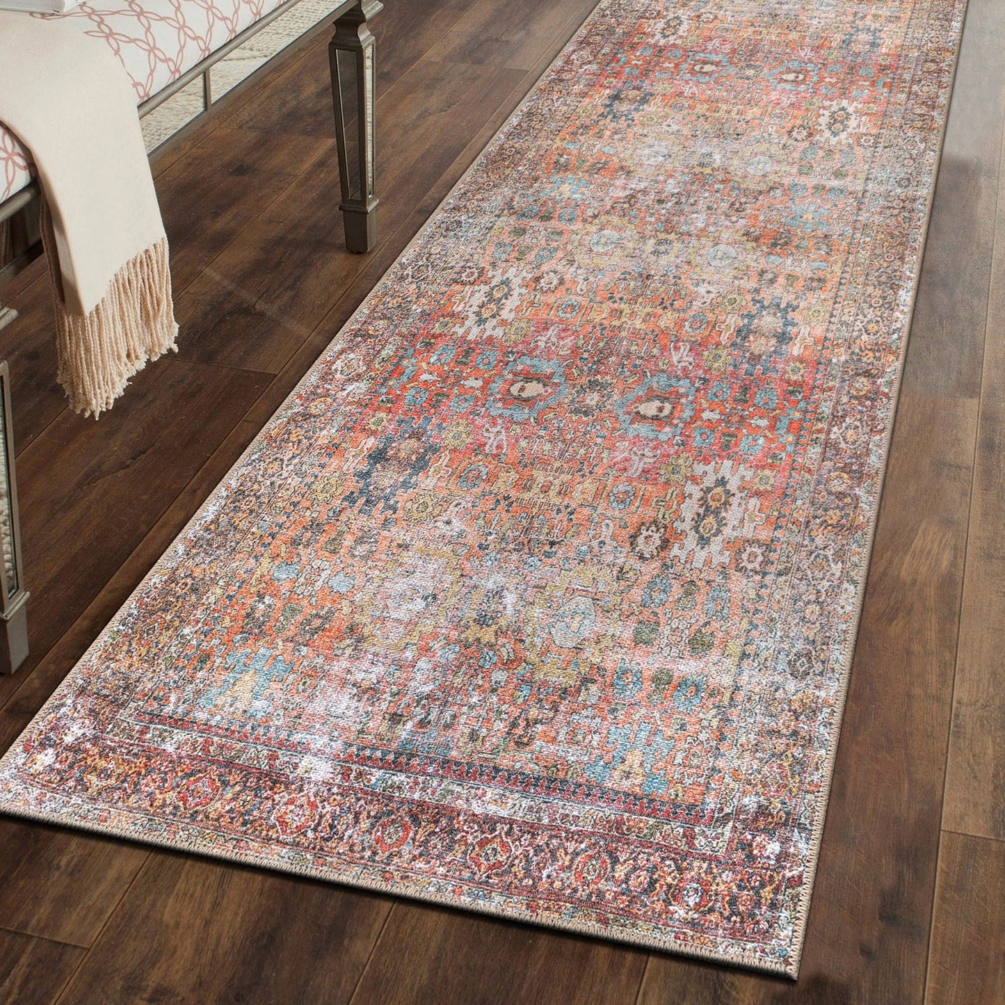 World Rug Gallery Übergangsteppich im Used-Look, maschinenwaschbar, rutschfest