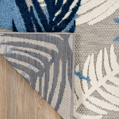 World Rug Gallery Tropical Floral Modern Indoor/Outdoor Area Rug