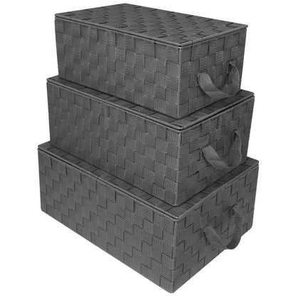 Geflochtenes Aufbewahrungskorb-Set – N/A