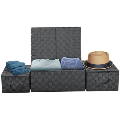 Geflochtenes Aufbewahrungskorb-Set – N/A