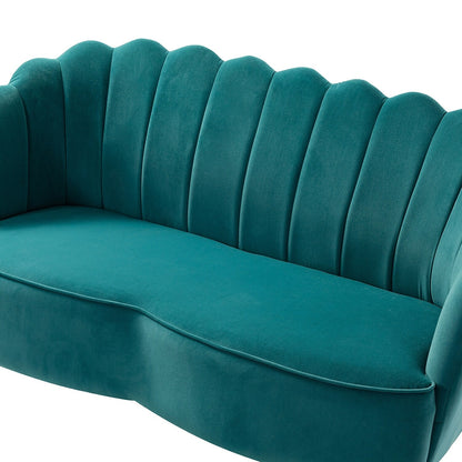 Xabier 52''Loveseat with Flower Shaped Back Design