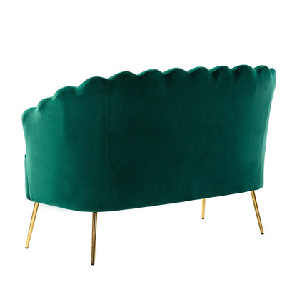 Xabier 52''Loveseat with Flower Shaped Back Design
