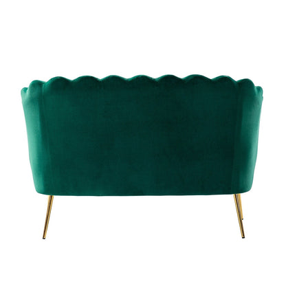 Xabier 52''Loveseat with Flower Shaped Back Design