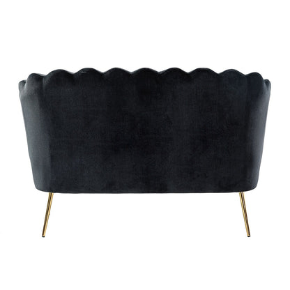 Xabier 52''Loveseat with Flower Shaped Back Design