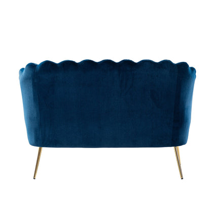 Xabier 52''Loveseat with Flower Shaped Back Design