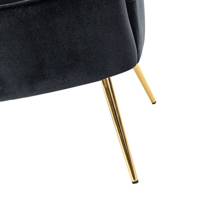 Xabier 52''Loveseat with Flower Shaped Back Design