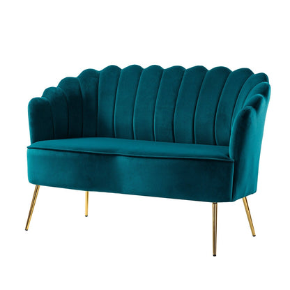 Xabier 52''Loveseat with Flower Shaped Back Design