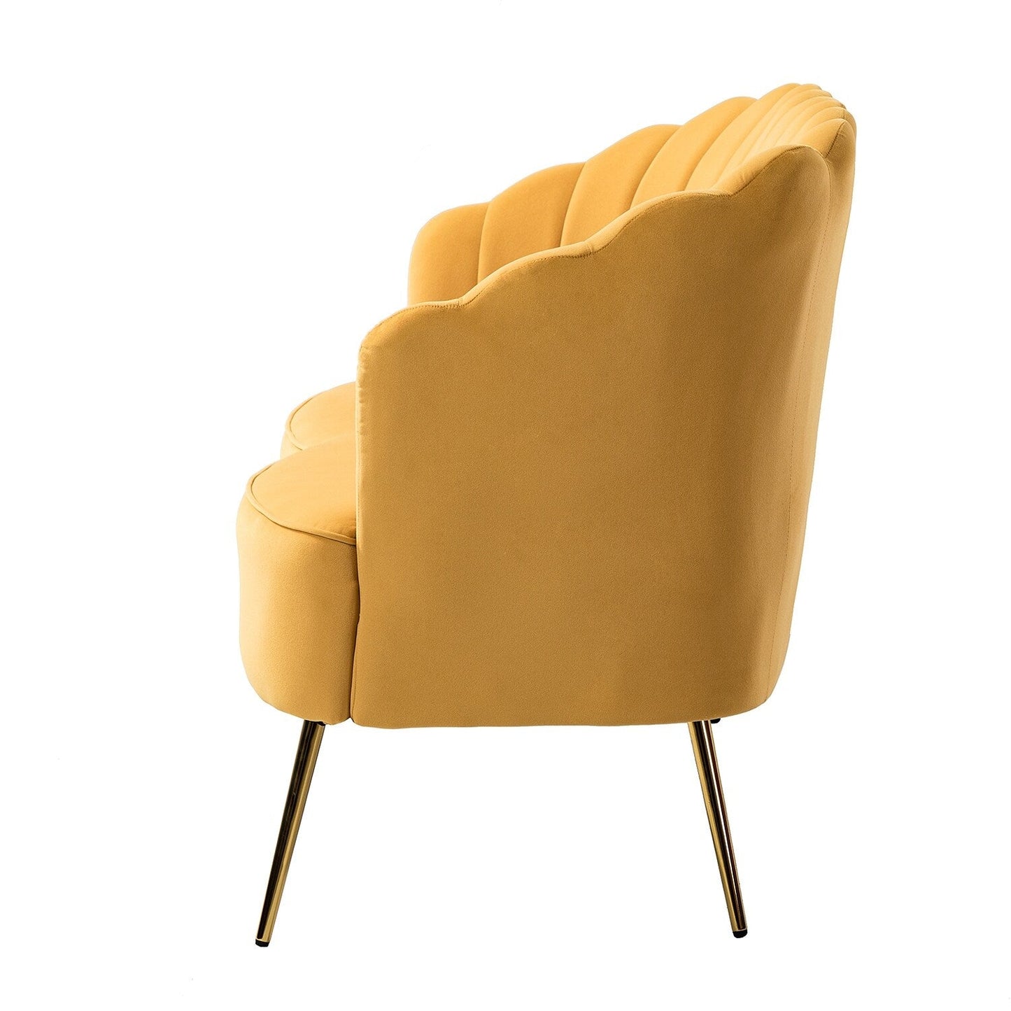 Xabier 52''Loveseat with Flower Shaped Back Design