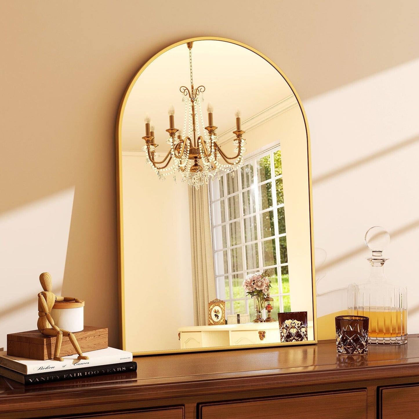 YVANLA Arch Badezimmer-Kosmetikspiegel zur Wandmontage