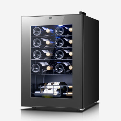 17 Zoll Wein-/Getränkekühlschrank, 20 Flaschen, freistehend, digitale Temperaturregelung