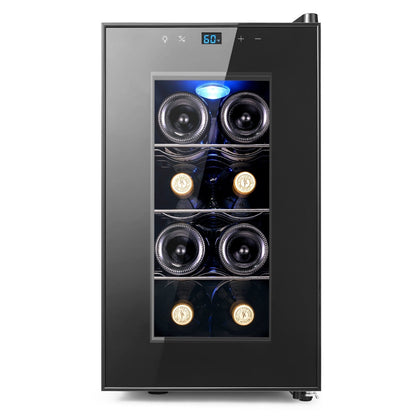 Yeego 8-Flaschen-Weinkühlschrank, Mini-Kühler
