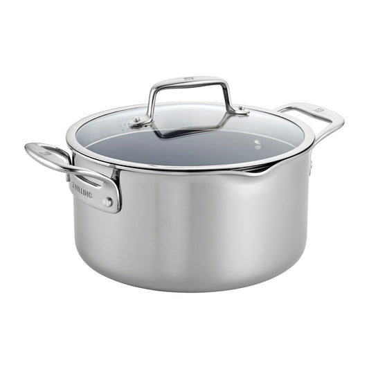 ZWILLING Clad CFX Dutch Oven, 6 qt, Edelstahl, Keramik, antihaftbeschichtet