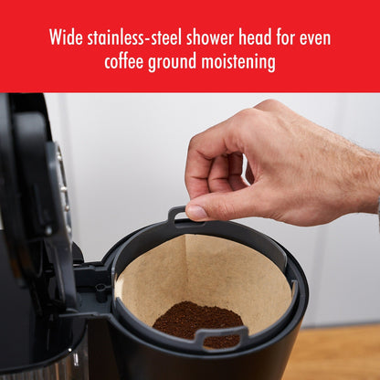 Zwilling Enfinigy Filterkaffeemaschine mit Thermokaraffe für 10 Tassen, ausgezeichnet mit dem SCA Golden Cup Standard – 2,5 qt