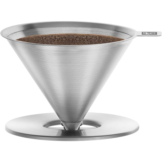 ZWILLING Sorrento Pour Over Kaffeefilter aus Edelstahl – Silber – 1 Stück