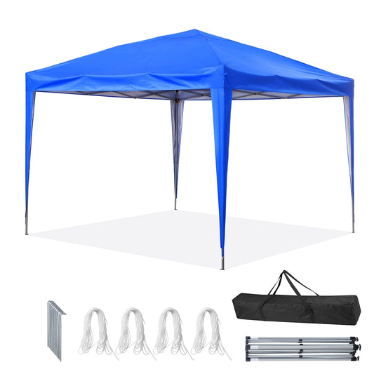 Zenova Pop-Up-Zelt für den Außenbereich, 3,0 x 3,0 m, für Terrassenpavillon, Party- und Hochzeitszelt