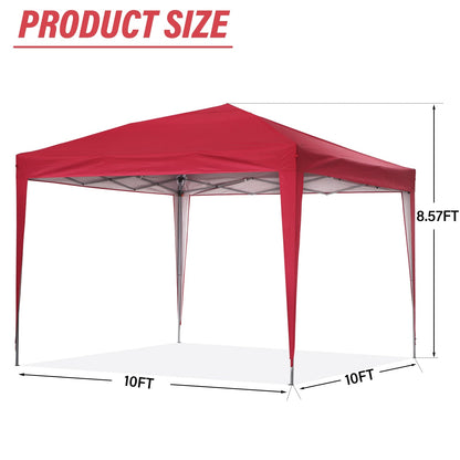 Zenova Pop-Up-Zelt für den Außenbereich, 3,0 x 3,0 m, für Terrassenpavillon, Party- und Hochzeitszelt