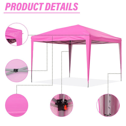 Zenova Pop-Up-Zelt für den Außenbereich, 3,0 x 3,0 m, für Terrassenpavillon, Party- und Hochzeitszelt