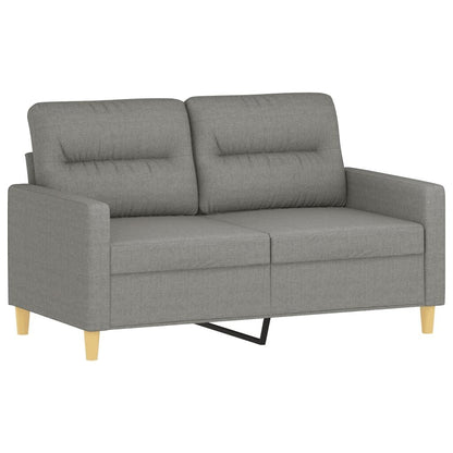 vidaXL 2-Seater Sofa Dark Gray 47.2 Fabric - 54.3 x 30.3 x 31.5