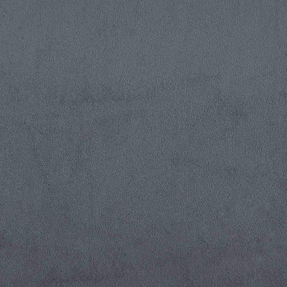 vidaXL Floor Sofa Bed Dark Grey Velvet Compact - 48.0 x 48.0 x 21.7