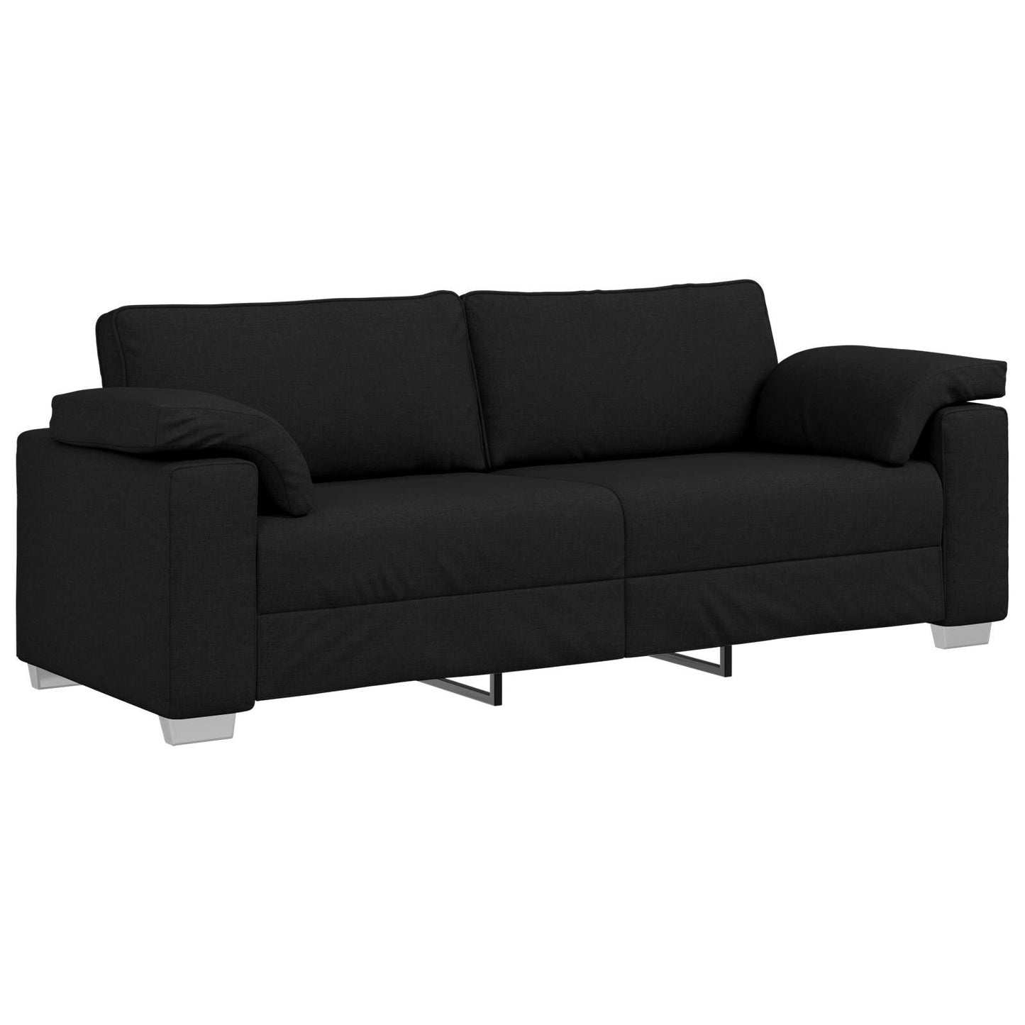vidaXL Sofa Black/Dark grey Metal - 86.2 x 30.3 x 32.3