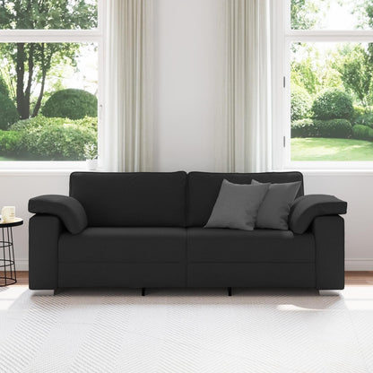 vidaXL Sofa Black/Dark grey Metal - 86.2 x 30.3 x 32.3
