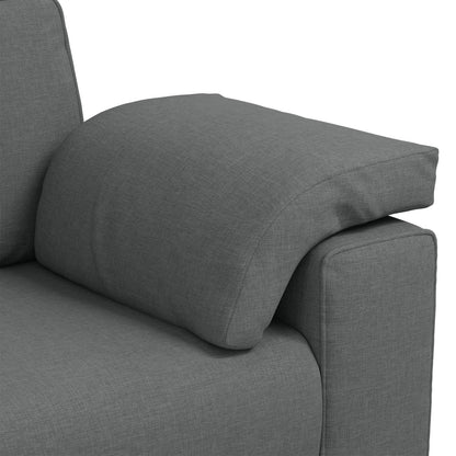 vidaXL Sofa Black/Dark grey Metal - 86.2 x 30.3 x 32.3